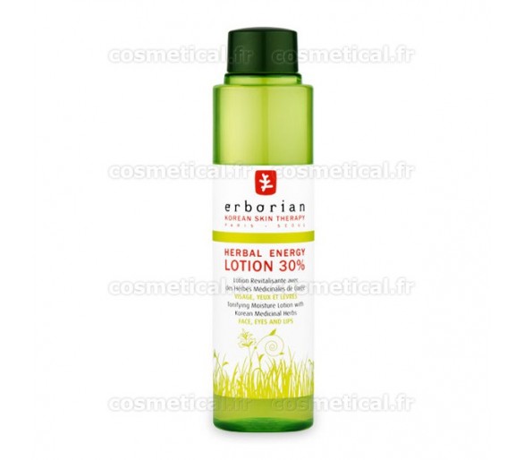 Lotion Hydratante Herbal Energy Lotion 30% Erborian - Flacon 140ml