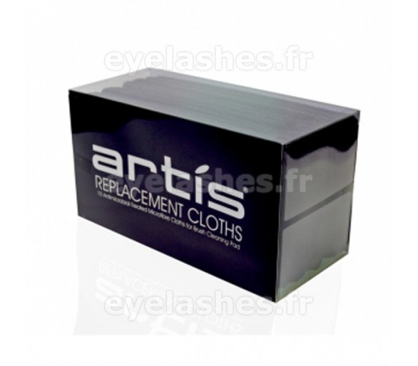 10 lingettes de rechange pour le tampon de nettoyage pour pinceaux Elite Smoke by ARTIS BRUSH - 10 lingettes